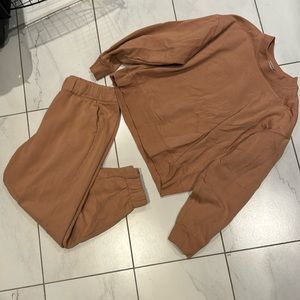 Women’s A New Day peach track suit from Target size Large